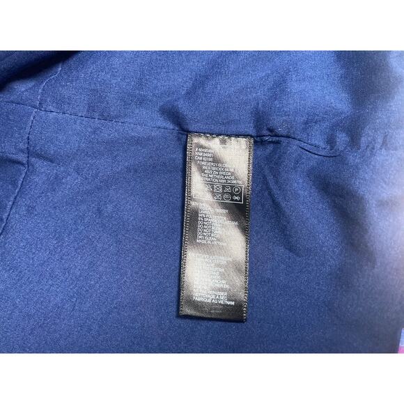 Forever 21 floral tropical blazer navy blue base multi-colored floral w lining S - Picture 4 of 9